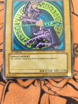 Dark Magician SDY-A006 1st Edition Yu-Gi-Oh TCG Card HP Australian Print - Image 3