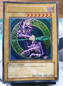 DARK MAGICIAN SDY-E005 1ST EDITION YU GI OH CARD - Image 1