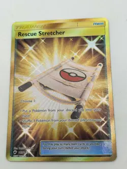 Pokemon TCG Rescue Stretcher 165/147 Secret Rare Holo NM - Image 1