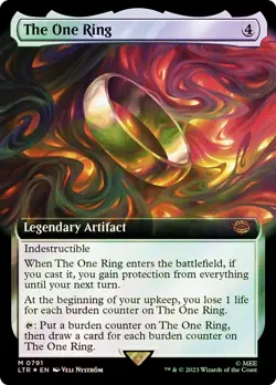 New NM+ MTG Surge FOIL The One Ring Extended Art LOTR Magic Card #0791 - Image 1