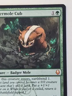 MTG Avatar: The Last Airbender Badgermole Cub NM English Regular - Image 3