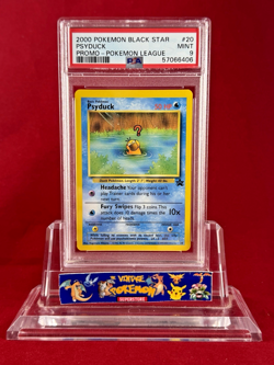 2000 Black Star Pokemon League Promo PSYDUCK Card #20 PSA 9 Mint - Image 1