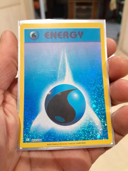 Carte Pokemon ENERGY WATER 033/034 HOLO CLB TRADING CARD GAME CLASSIC English - Image 1
