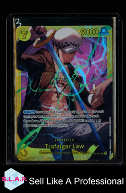 TRAFALGAR LAW BANDAI OP10-119 ONE PIECE CARD GAME ENGLISH - Image 1