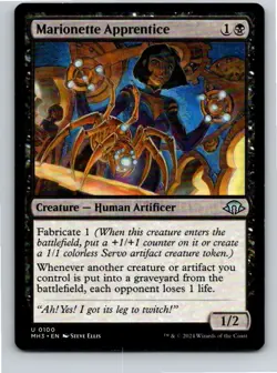 Magic the Gathering Marionette Apprentice Modern Horizons 3 MTG Free Shipping! - Image 1