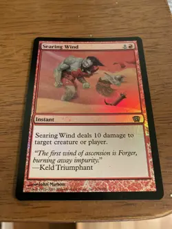 MTG Eighth Edition Foil Searing Wind Red Instant - Image 4