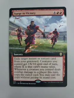 MTG Surge to Victory Commander 2021 Extended Art Rare - Image 1
