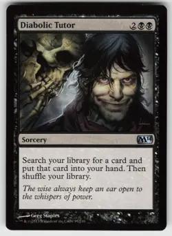 Diabolic Tutor U Magic 2014 (M14) 95 MTG - Image 1