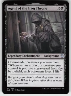 Agent of the Iron Throne U Commander Legends: Battle for Baldur's Gate 107 MTG - Image 1