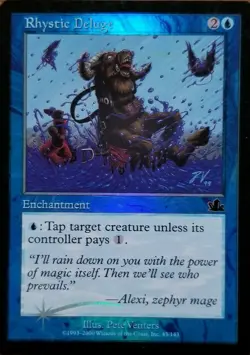 FOIL Rhystic Deluge / Rhystische Sintflut - PROPHECY - englisch (excellent) - Image 1