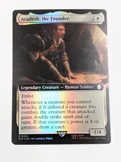 Aradesh, The Founder - PIP 0362 MTG Magic Fallout Foil Extended Art - Image 1