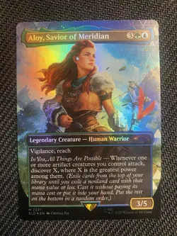 Aloy, Savior of Meridian Foil Secret Lair Horizon - Image 1