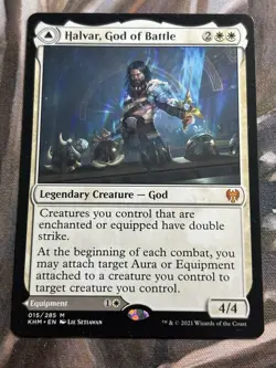 MTG - 1x Halvar, God of Battle - Kaldheim NM - Image 1