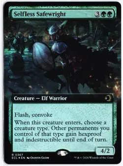 MTG Selfless Safewright (Extended Art) R ECL 367 NM Foil - Image 1