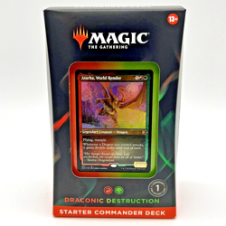 Magic the Gathering MtG Starter Commander Deck DRACONIC DESTRUCTION * NEW - Image 1