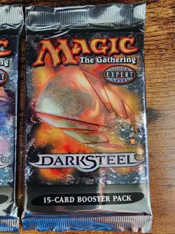 2x MTG ⭐Vintage Darksteel Booster Packs ⭐Mirrodin Block 2004 Magic x2 - Image 4