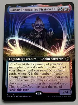 MTG Lorwyn Eclipsed Sanar Legendary Creature RARE FOIL #0378 - Image 1