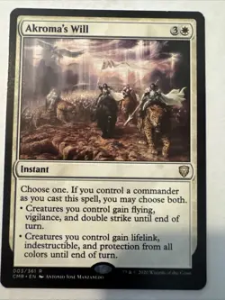 Akroma's Will Commander Legends Regular - Image 1