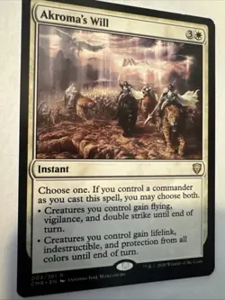 Akroma's Will Commander Legends Regular - Image 2