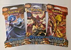 Pokemon TCG Steam Siege Blister Pack Lot (3) - Sealed Booster Packs - Image 1