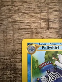 Pokemon Vintage TCG Card - Neo Discovery 44/75 - POLIWHIRL - PRINT ERROR - MINT - Image 2