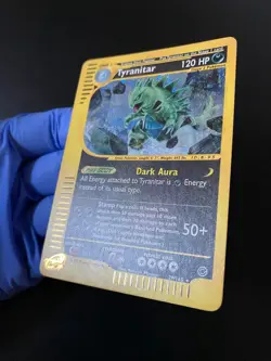 POKEMON TYRANITAR HOLO RARE 29/165 EXPEDITION ENGLISH EX - Image 4