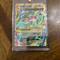 Pokemon TCG M Rayquaza EX Full Art Ultra Rare Ancient Origins Card 98/98! - Image 2