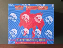 Pokemon Sword & Shield Base Set ETB NEW Sealed 1st Print Run! Pokeball Wrap! - Image 1