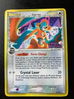 Pokemon Holon Phantoms RARE Holo Stampe Deoxys 5/110 Excellent/ Near-Mint Cond - Image 1