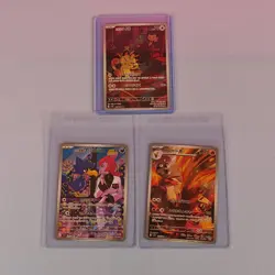 POKEMON LOT DESTINED RIVALS MEOWTH BLAZIKEN MURKROW FULL ART KOREAN JAPANESE - Image 1