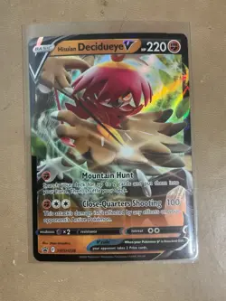Hisuian Decidueye V SWSH238 Ultra Rare - 2022 Pokemon Black Star Promo NM - Image 1