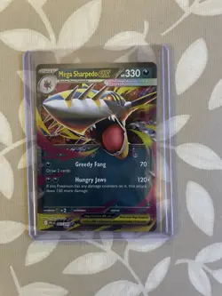 Mega Sharpedo Ex 061/094 Phantasmal Flames Double Rare Pokemon TCG - Image 1