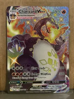 Pokemon Charizard VMAX SV107/SV122 Shining Fates Holo Shiny Vault 330HP Card - Image 1