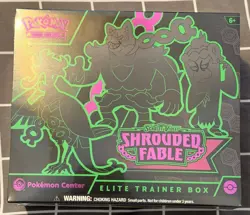 Pokemon Scarlet & Violet Shrouded Fable Pokemon Center Exclusive ETB Sealed New - Image 1