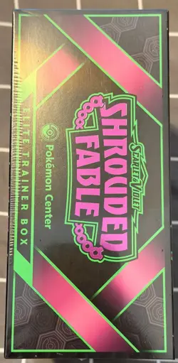 Pokemon Scarlet & Violet Shrouded Fable Pokemon Center Exclusive ETB Sealed New - Image 5