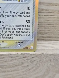 Jolteon Holo Pokemon Card TCG Card EX Stamped Delta Species 7/113 - Image 4