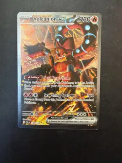 Pokemon Journey Together Volcanion EX 182/159 Special Illustration Rare - Image 1