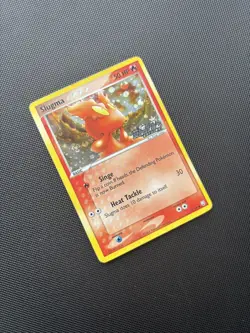 Pokemon Card EX Team Rocket Returns Reverse Holo Slugma 77/109 Stamped - Image 3