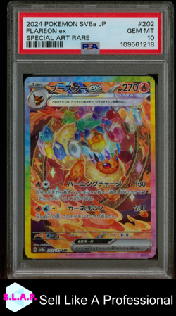 FLAMARA POKEMON 202 2024 TERASTAL FESTIVAL SAR JAPANISCH PSA PSA 10 - Image 1