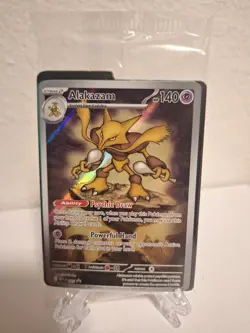 Pokemon TCG Alakazam 009 Black Star Promo Card SEALED NM - Image 1