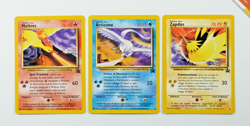 Pokemon Moltres Articuno & Zapdos 21-22-23 Black Star Promo Italiano Non Holo - Image 1