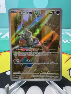 Pokemon TCG - Mimikyu SVP 075 Scarlet & Violet Black Star Promo Paldean Fates NM - Image 1