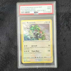 Pokemon Rayquaza SWSH029 Promo Holo Card English 2020 Basic 130 HP Power Blast - Image 1