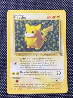 Pikachu Black Star Promo #1 Pok'emon Vintage TCG 1999 Ivy LP - Image 1