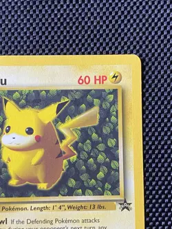 Pikachu Black Star Promo #1 Pok'emon Vintage TCG 1999 Ivy LP - Image 3