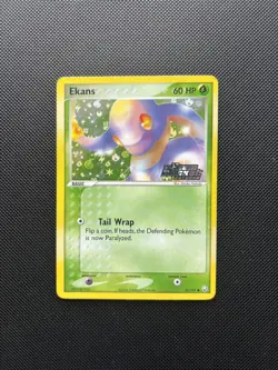 Pokemon Card EX Team Rocket Returns Reverse Holo Ekans 55/109 Stamped - Image 1