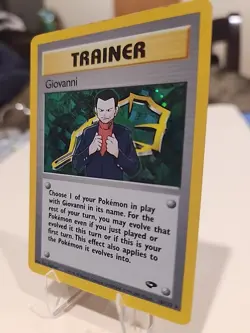 Pokemon Card Giovanni Trainer Holo 18/132 Gym Challenge - Image 2