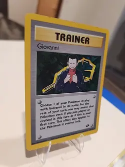 Pokemon Card Giovanni Trainer Holo 18/132 Gym Challenge - Image 3
