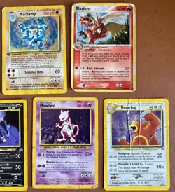 10 HP/Damaged Early Bulk Job Lot of Pokemon Cards Incl. WOTC Vintage Base Set - Image 3