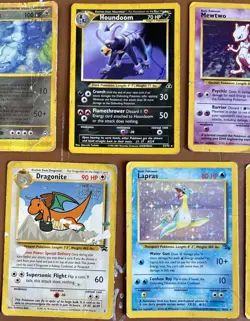 10 HP/Damaged Early Bulk Job Lot of Pokemon Cards Incl. WOTC Vintage Base Set - Image 4